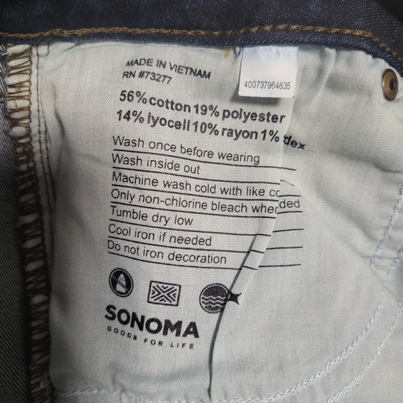 Sonoma Bootcut Jeans Size 6 - NEW - Picture 7 of 9